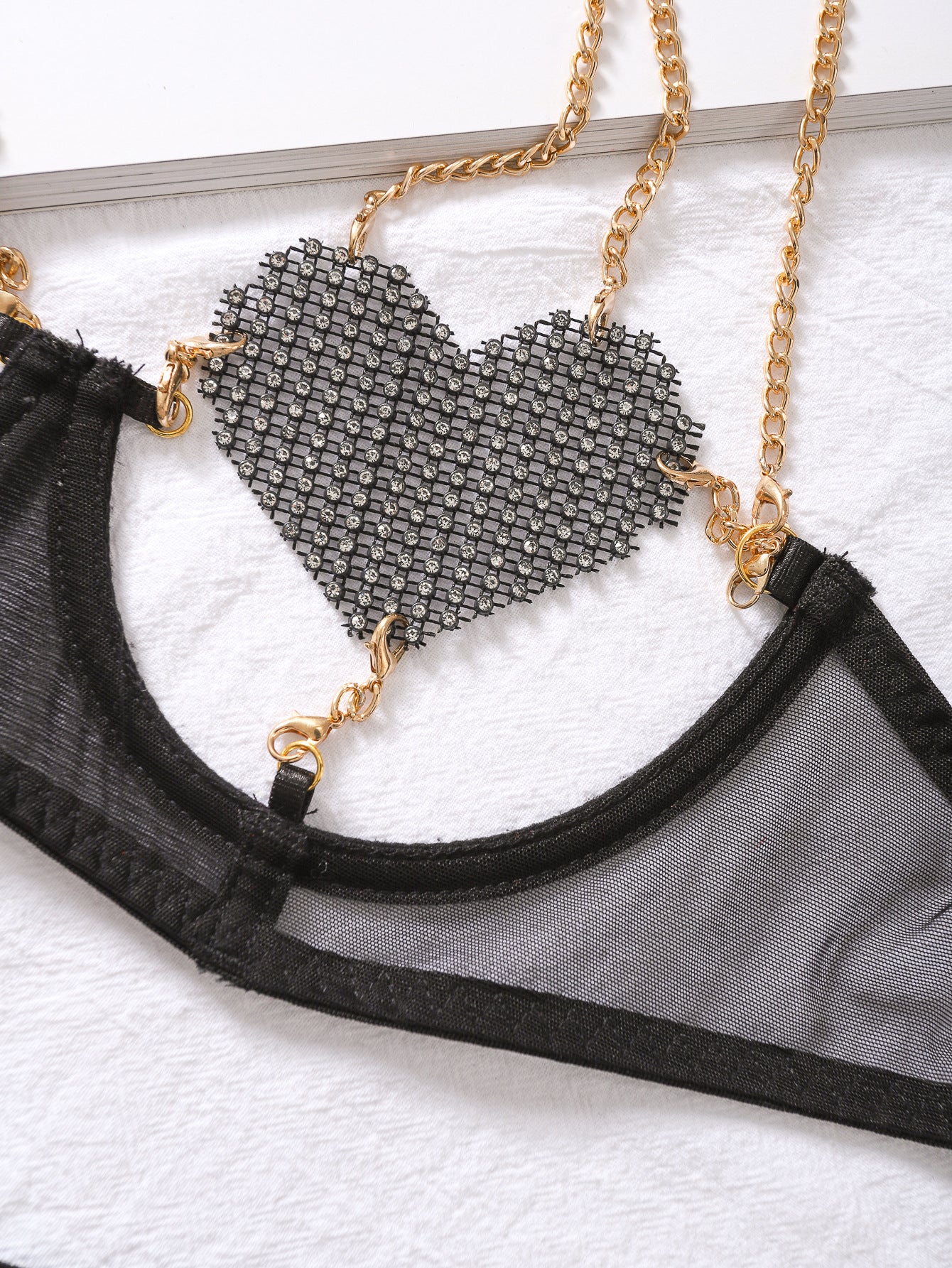 Siren's Heart Cosplay Lingerie Black