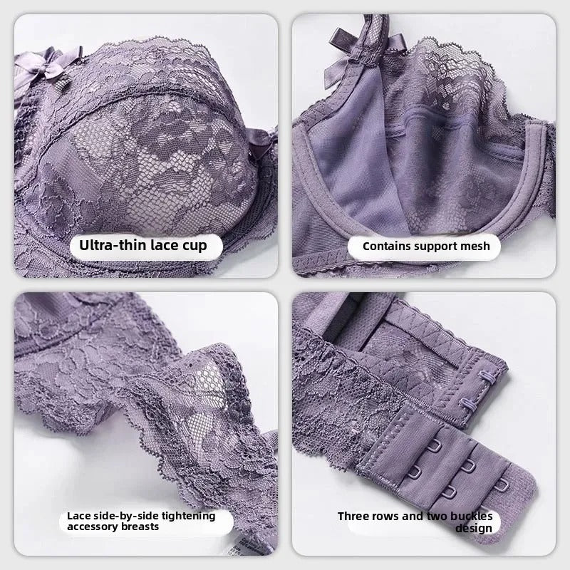 MOYISU French Romantic Ultra-thin Lace Sexy Transparent