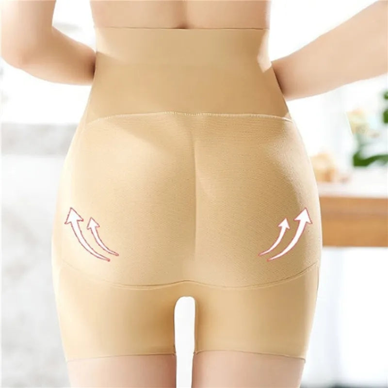 High Waisted Hip Padded Abdomen Shaper With Butt Lifter And Hip