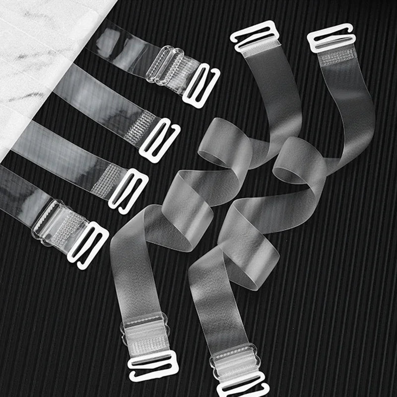 Transparent Bra Straps Invisible Anti Slip Adjustable Shoulder Strap