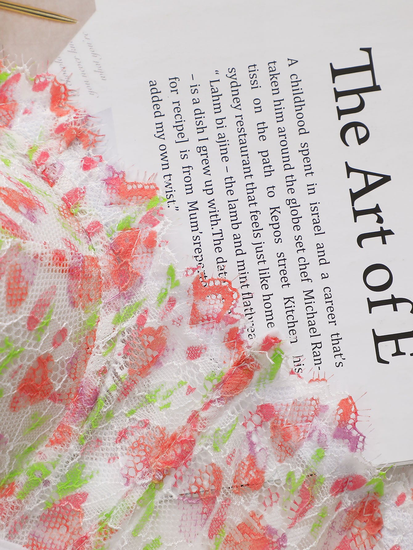 Net See Through embroidered Push-up Wired