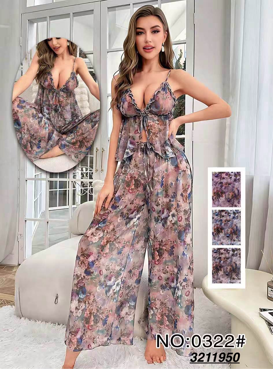 Bloom Chiffon Wrap Set