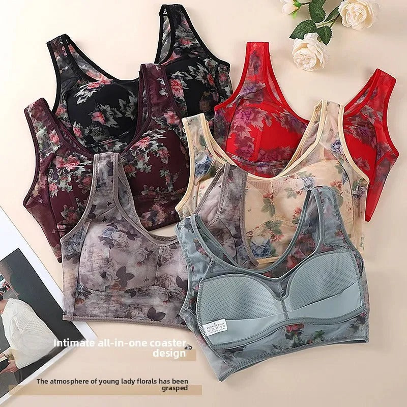 Vest Style Fixed Cup Wireless Maternity For Womens