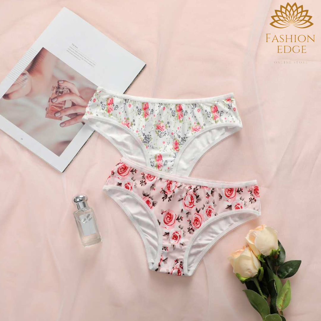 Flowers π Print Soft Comfortable Pack Of 2