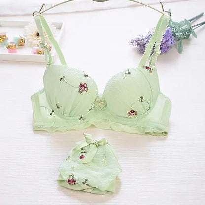 Luxury Dream Padded Lace Bra & Matching Panty Set
