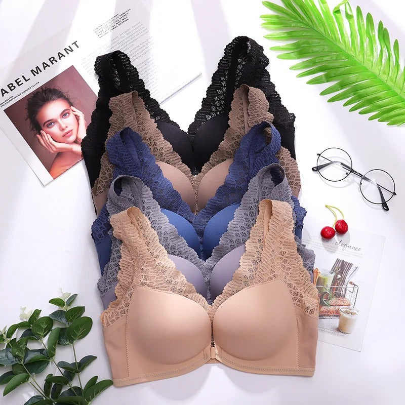 Front open Push-Up Bra Wired Seamless