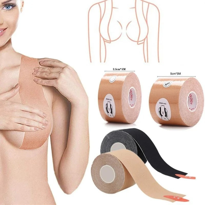 Boob Tape Bras Women Breast Nipple Covers Push Up Bra Lift Tape Adhesive Bras Invisible Breast