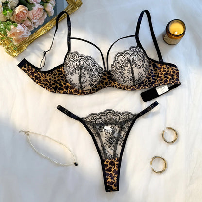 Mesh Magic See-Through Net Bra Set