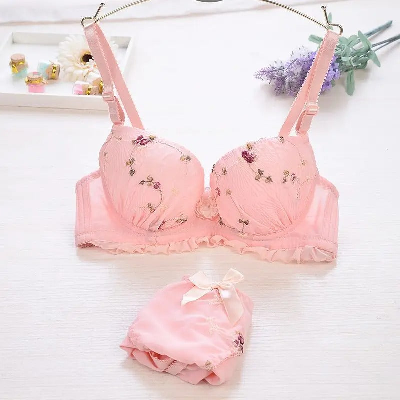 Luxury Dream Padded Lace Bra & Matching Panty Set