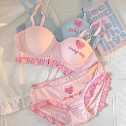 Top Hot Selling Baby Bay Paded Push-up Bra Set