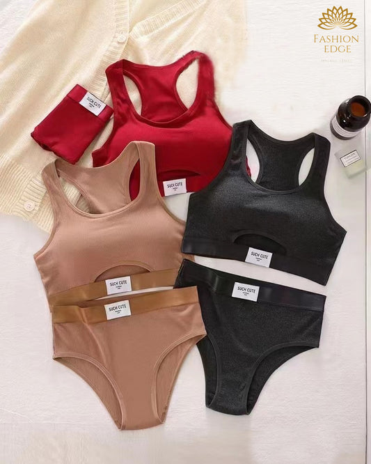 Sports Bra and Panty Set