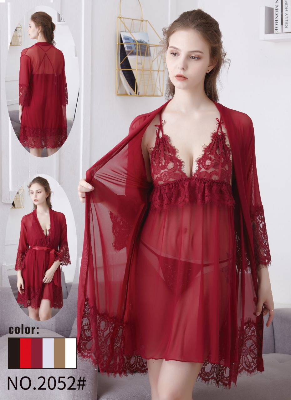 3Pcs Double Gown Designed for comfort, made for dreamy nights