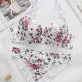 NEW ARRIVAL  Floral Padded Bra and Panty Set