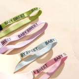 Light Padded Non Wired Sweet Babe Letter Straps T-Shirt Bra