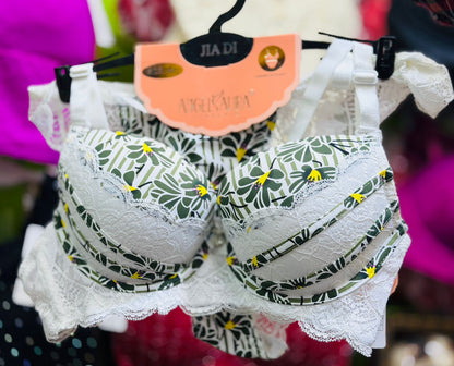 Floral Grace Premium Bra Set