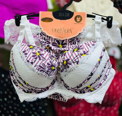 Floral Grace Premium Bra Set