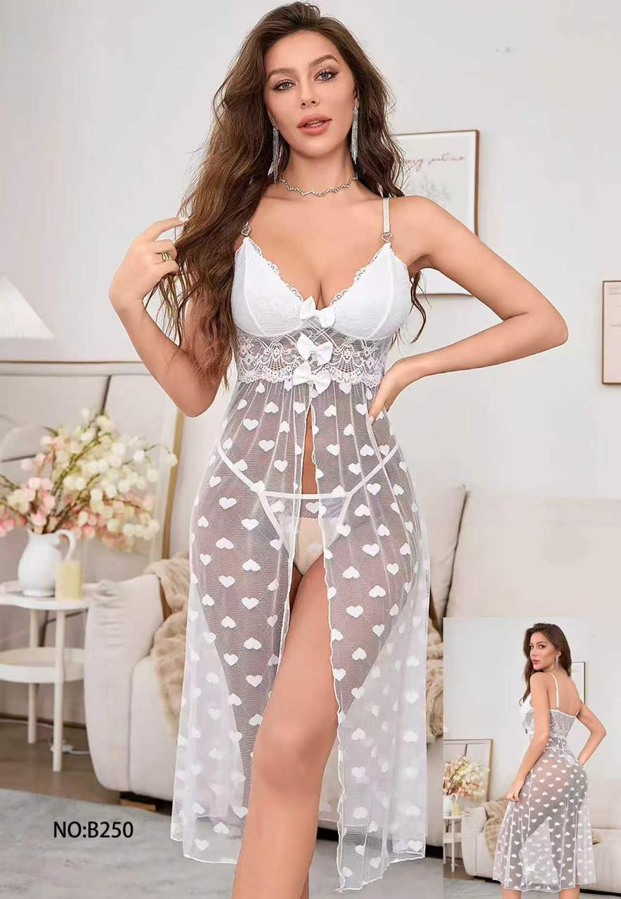 Net See Through Secret Affair Lace Set