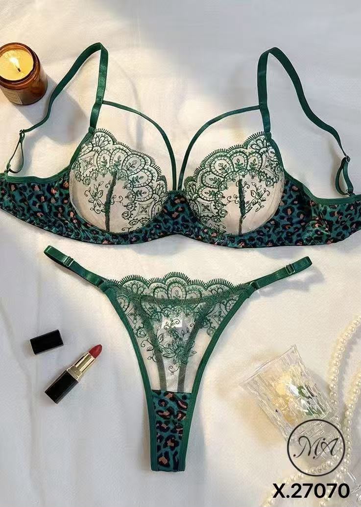 Mesh Magic See-Through Net Bra Set