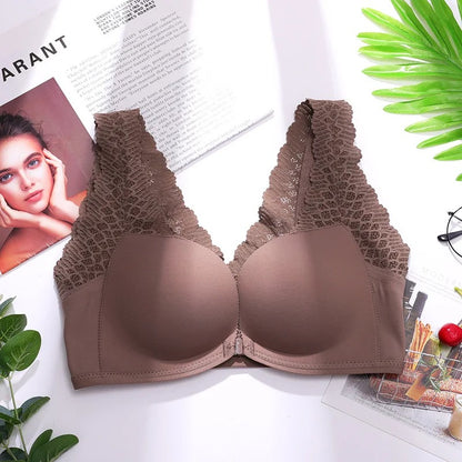 Front open Push-Up Bra Wired Seamless