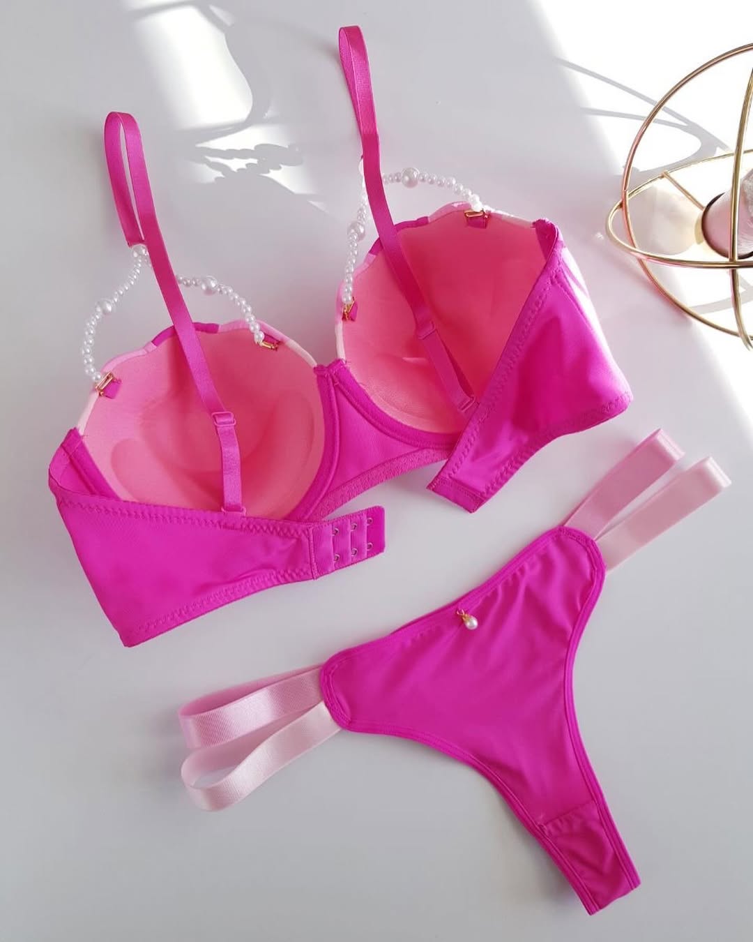 Ice cream Bra Set Paded Push-up Premium Quality