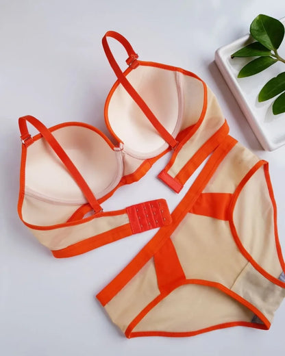 Buckle Style Bra Set