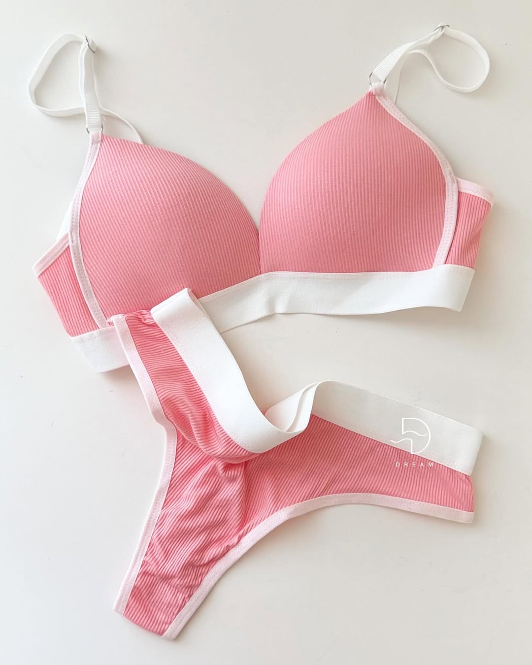 T-Shirt Bra Panty Set THIN PAD BRA