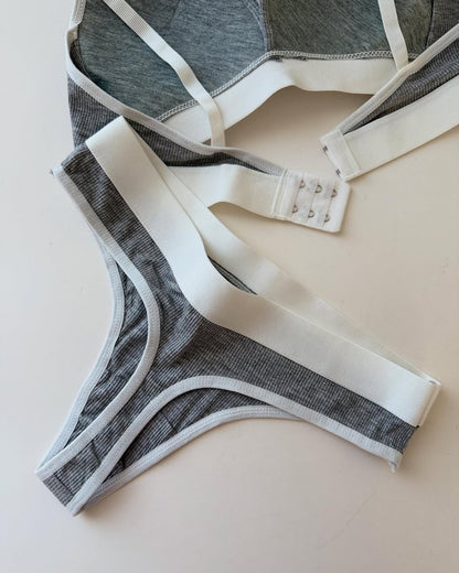 T-Shirt Bra Panty Set THIN PAD BRA