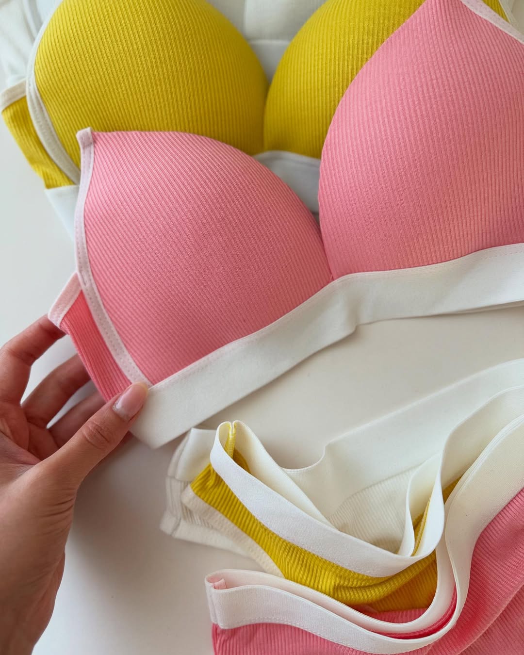 T-Shirt Bra Panty Set THIN PAD BRA