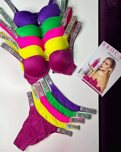 Victoria Secret Bra Set Thong Style Premium Quality