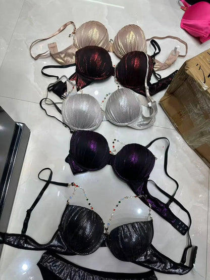 Sparkle Beads Elegance Bra Set – Removable Straps