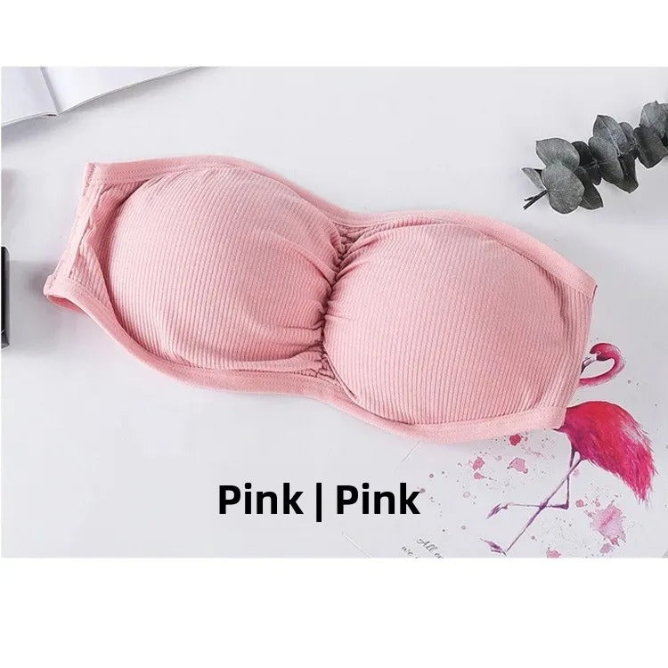 Seamless Strapless Bra Yoga Sports Bra