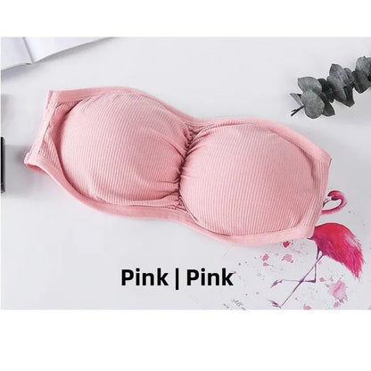 Seamless Strapless Bra Yoga Sports Bra