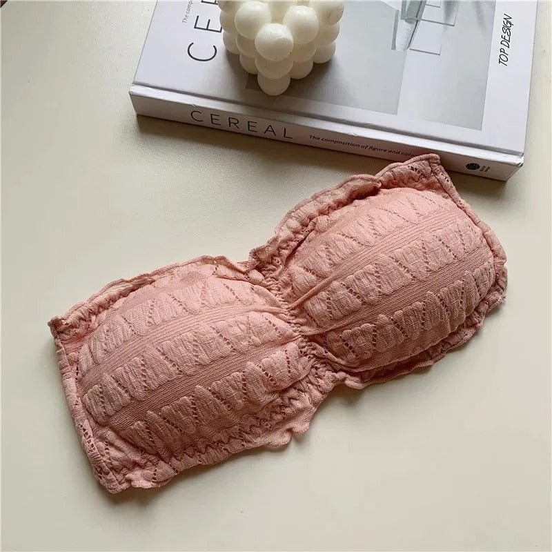 New Backless Strapless Bralette Prevents Light pad Bra