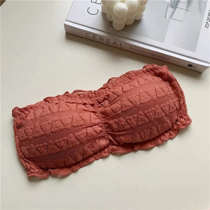 New Backless Strapless Bralette Prevents Light pad Bra