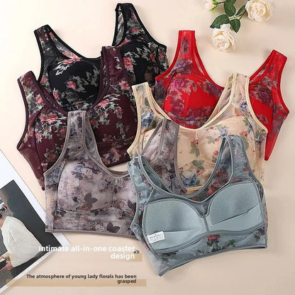 Vest Style Fixed Cup Wireless Maternity For Womens