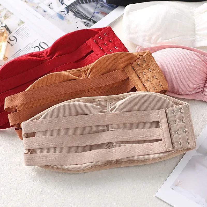 Seamless Strapless Bra Yoga Sports Bra