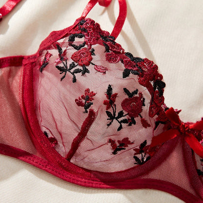 Eternal Rose Sheer Lace Set 🌹🖤