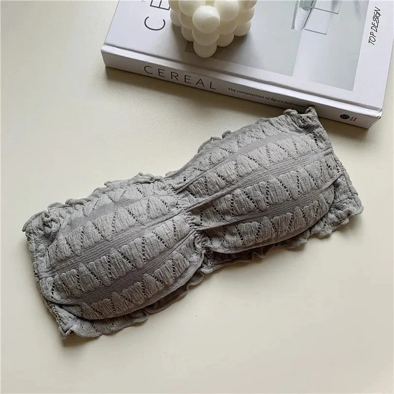New Backless Strapless Bralette Prevents Light pad Bra