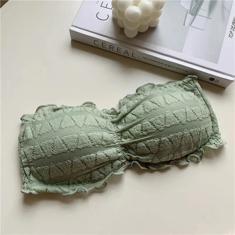 New Backless Strapless Bralette Prevents Light pad Bra