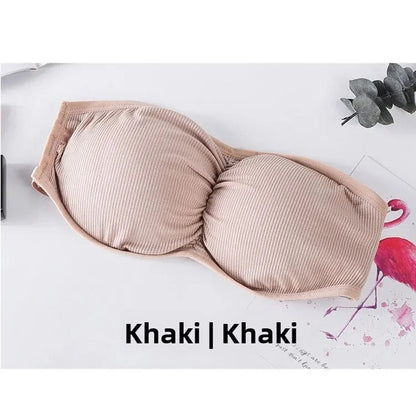 Seamless Strapless Bra Yoga Sports Bra