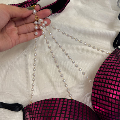 Disco Beads Bra Set
