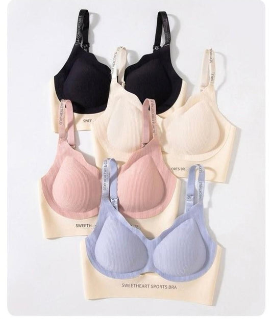 Sweetheart Sport's Bra Top Hot Selling milky fabric