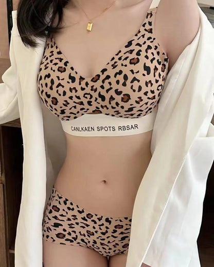 Ultra Butter Soft Heart Print Bra Set