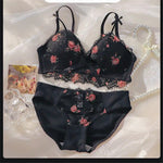 Lace Embroidered Floral Print Paded Top Hot Selling Fancy Set