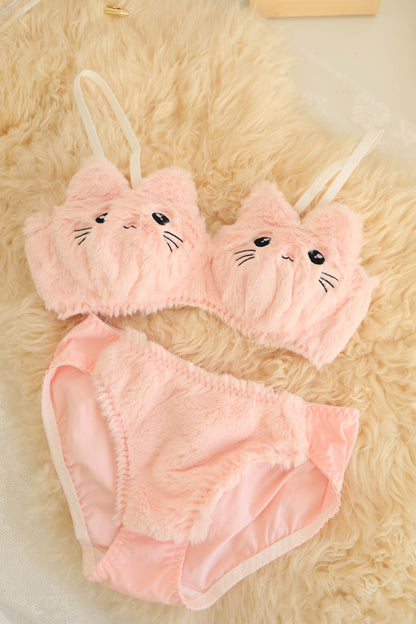 Soft Cuddle Teddy Bra Set