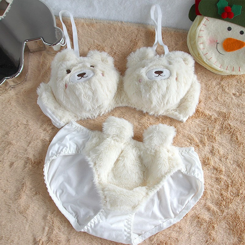 Soft Cuddle Teddy Bra Set