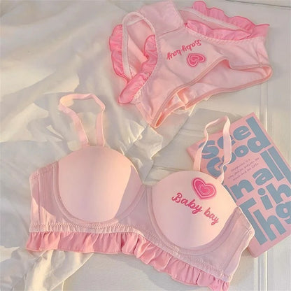 Top Hot Selling Baby Bay Paded Push-up Bra Set