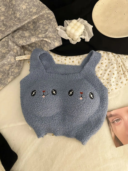 Sweet Whiskers Fluff Comfort Ultra-Cuddle Tank Top