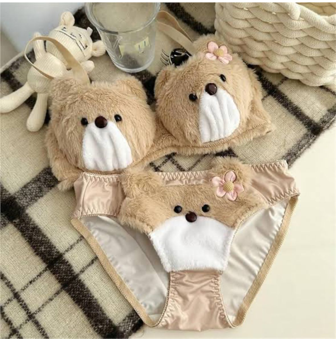 Winter Teddy Soft Touch Set
