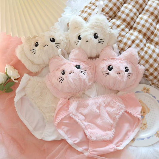 Soft Cuddle Teddy Bra Set